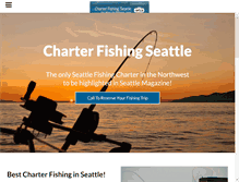 Tablet Screenshot of charterfishingseattle.com